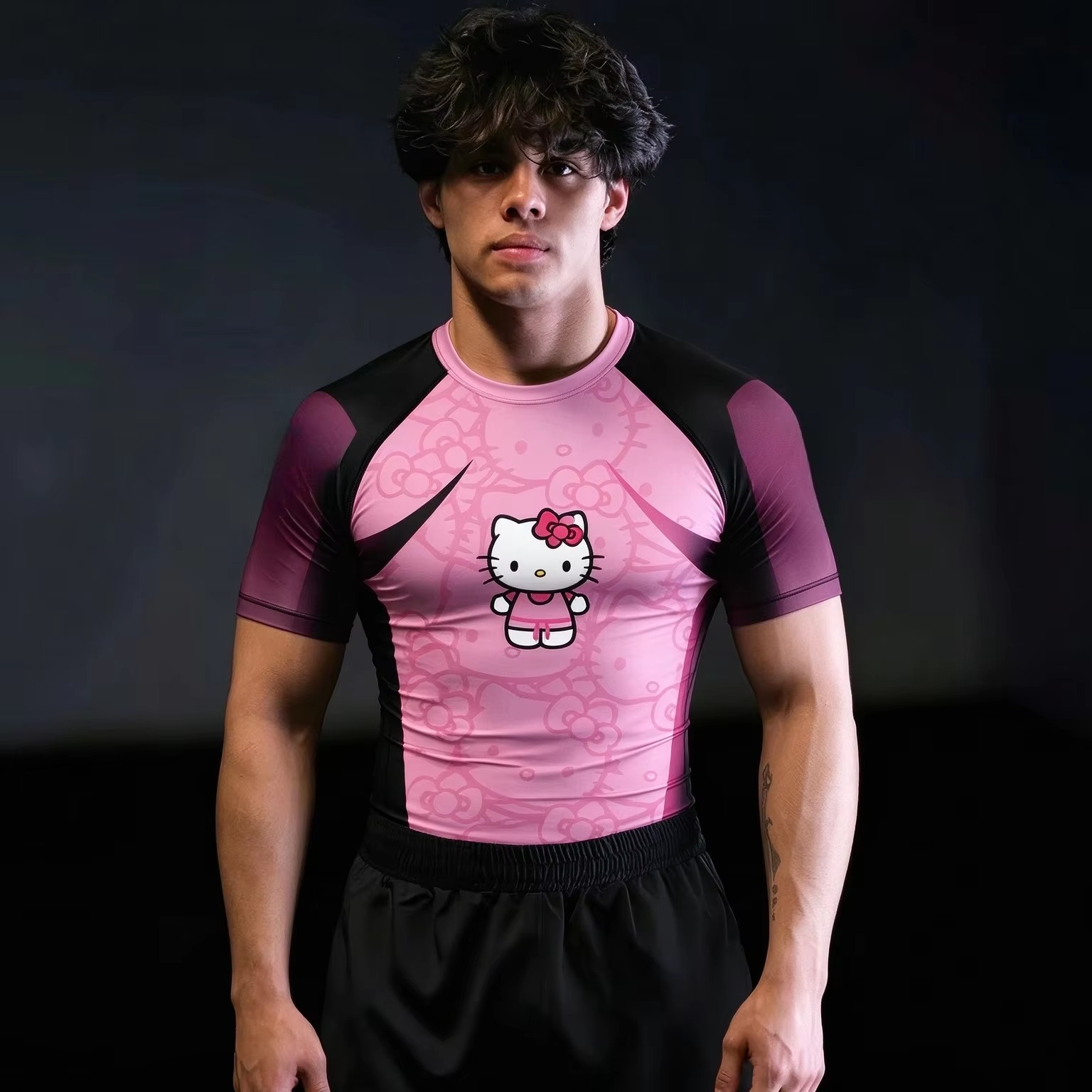 2026 Kaos Lengan Pendek dengan - Rash Guard ulasan dan harga