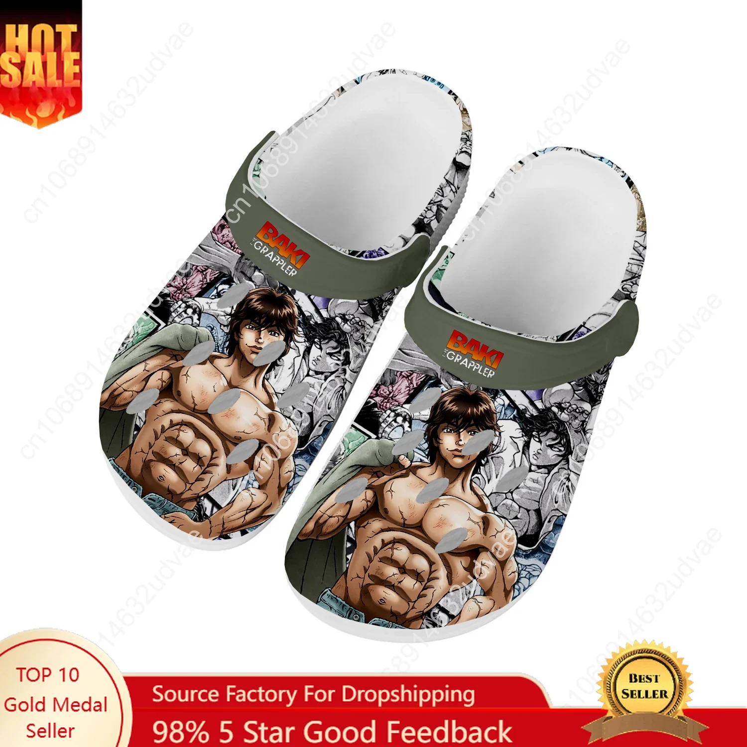 Baki The Grappler Hanma Baki,  - Water Shoes ulasan dan harga