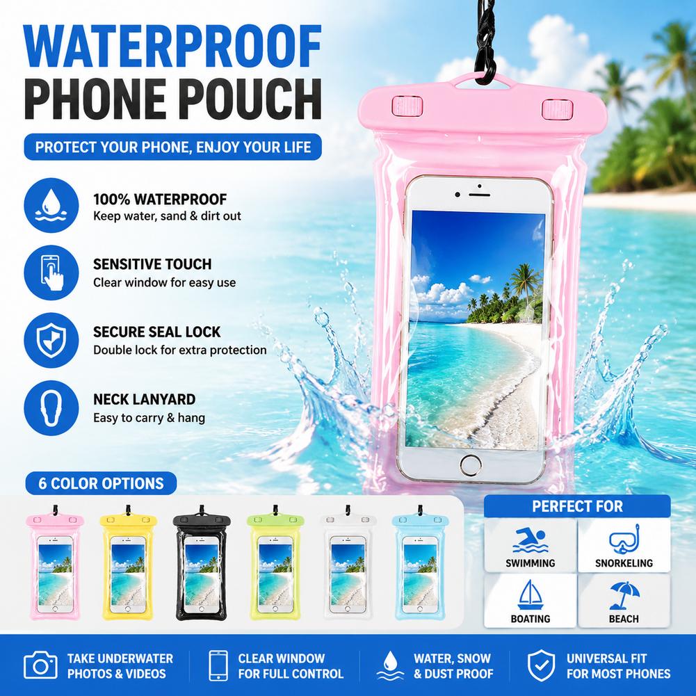Kantong Tahan Air untuk Ponsel - Dry Bag Waterproof ulasan dan harga