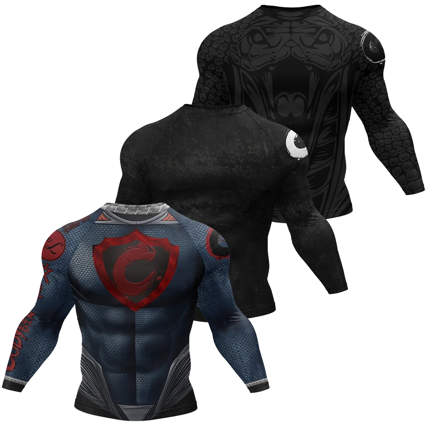 Kaos MMA Cody Lundin untuk Pri - Rash Guard ulasan dan harga